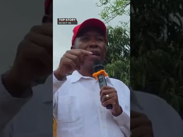 Malema addresses EFF supporters in Mpumalanga ahead elections