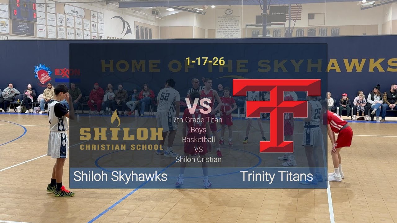 TRINITY TITANS vs SHILOH SKYHAWKS | 7th Grade Boys Basketball SHOWDOWN