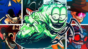 THE GREAT PUNISHMENT but Every Turn a Different Character Sings🎙 (FNF The Great Punishment BETADCIU)