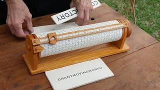 Civil War Encryption Cipher Decoder Device to Code Correspondence