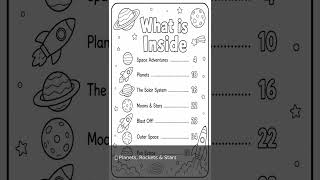 🚀 Space Coloring Adventure for Kids Ages 2–6 | Fun Space Coloring Book for Little Explorers 🌎🪐