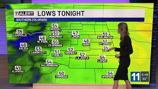 A warmer and slightly drier trend shifts in for southern Colorado ahead