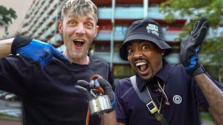 Magneetvissen in de hood met Sidney Schmeltz  Milan's Extra Vlog #7