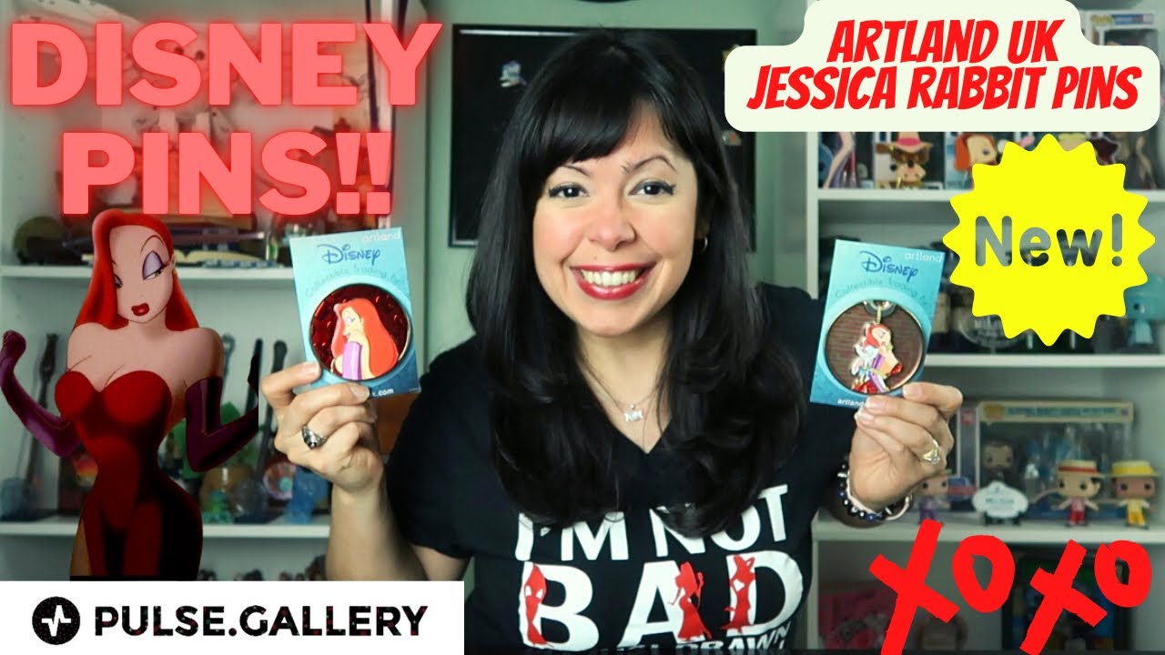 NEW ARTLAND UK Jessica Rabbit Pins | Disney Pins | Pulse Gallery Pin Mail 💋