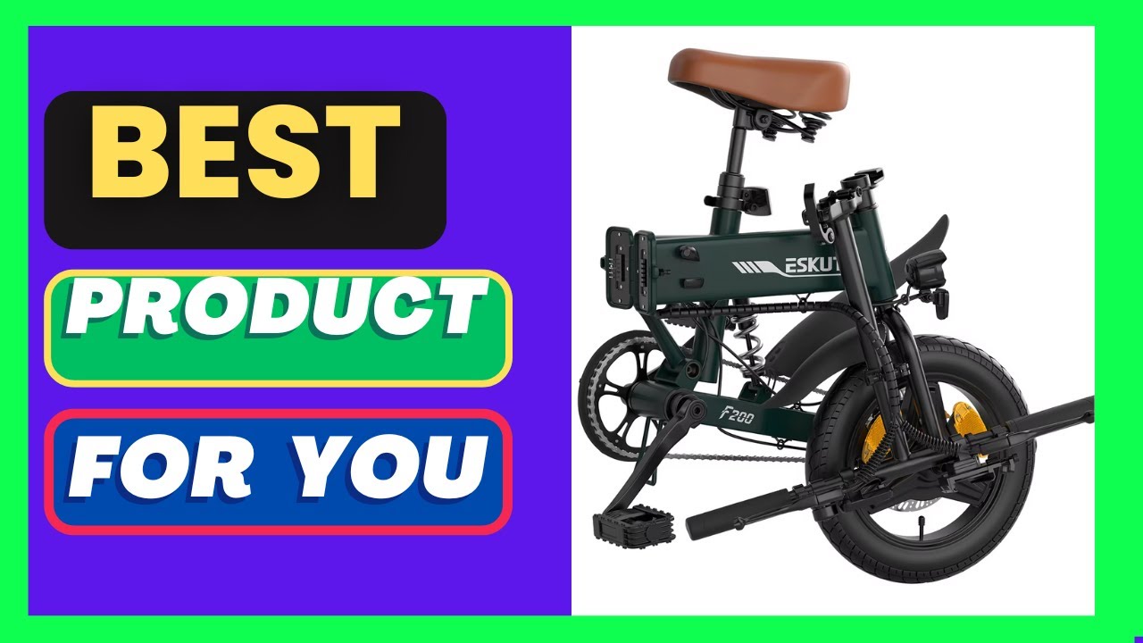 ESKUTE F200 Adult Foldable Electric Bicycle 250W Motor 36V7.8AH Electric