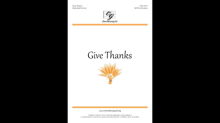 CGA1674 Give Thanks - Marianne Forman