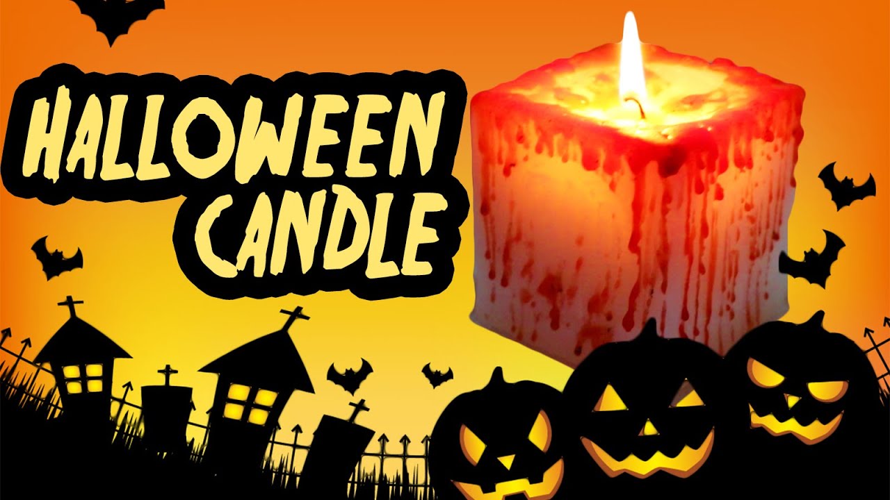 DIY】100均で作るハロウィンキャンドルの簡単な作り方 Halloween