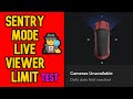 Tesla Live Sentry View Daily Limit