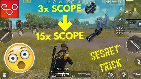 PUBG MOBILE 15x SCOPE SECRET TRICK  |  CONVERT 3x SCOPE TO 15x SCOPE   |   ROHAN