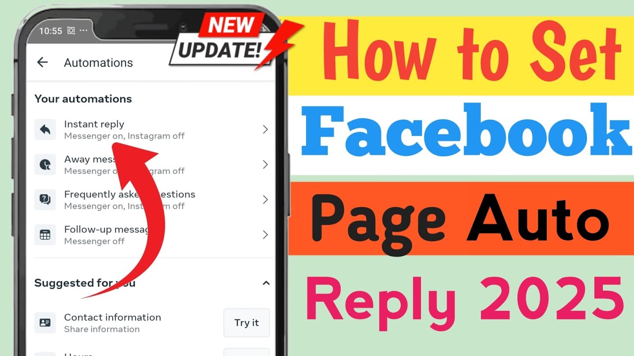 How to Set Up Auto Reply on Your Facebook Page in 2025!  How to Set Auto Reply in Facebook Page 2025