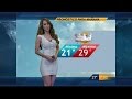 Meteorologists overseas wear short dresses shorts for weather forecast