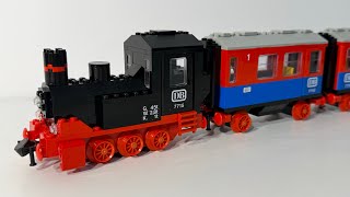LEGO Trains - Locomotive And Train Cars From Set 7715