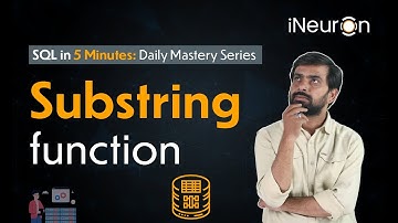 Substring Function in SQL | SQL Tutorial