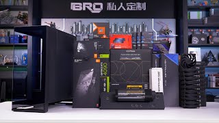 Bro4K Pc Build Phanteks Nv7 Low Key Luxury Carbon Fiber.追风者Nv7黑金碳纤维主题