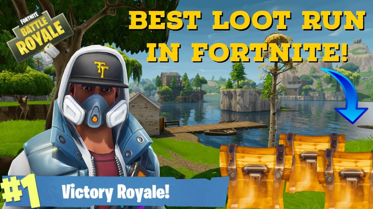 Best Loot Run In Fortnite! - Fortnite Battle Royale Gameplay