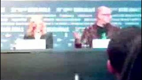 Steven Soderbergh "The Good German" press conference, Berlin