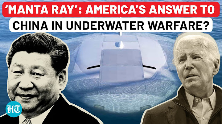 Manta Ray: US’ Top-secret Submarine Drone Spotted; America’s Answer To China In Underwater Warfare?