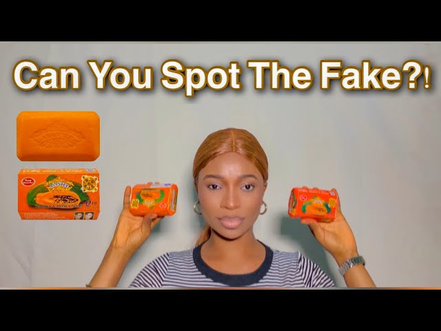 how to know fake renew glutathione soap HOW TO IDENTITY BETWEEN THE FAKE AND ORIGINAL ASANTEE PAPAYA AND HONEY SOAP.  *updated edition