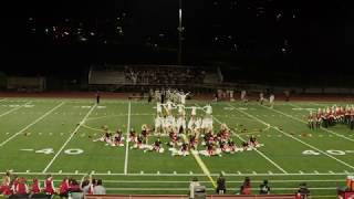 NHS Cheer and Drill Performance from above on September 20, 2019