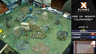 AoS Invitational 2026 Game 1: Kruleboyz vs Lumineth Realm Lords