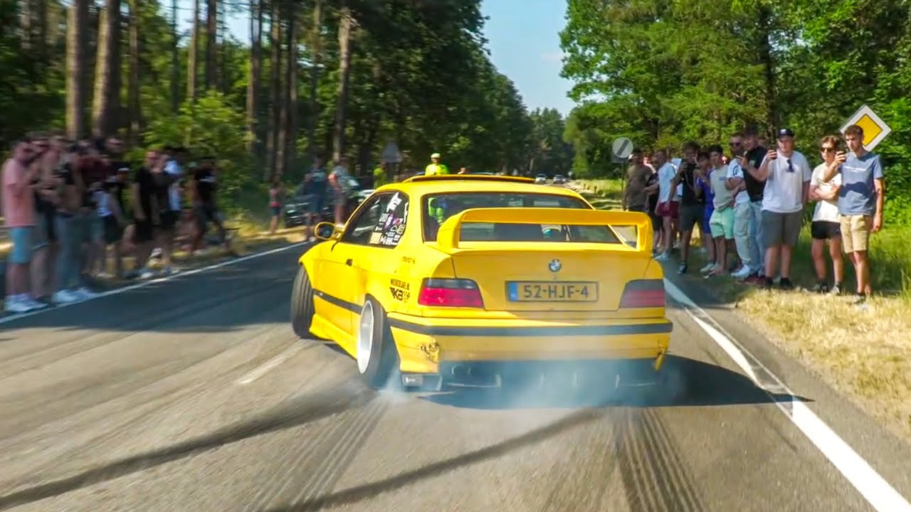 MODIFIED BMW's Leaving Carmeet - E30, E36 V8, LOUD & SLOW Cars, 850CSI ...