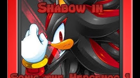 Shadow in Sonic 2 (Genesis) Longplay