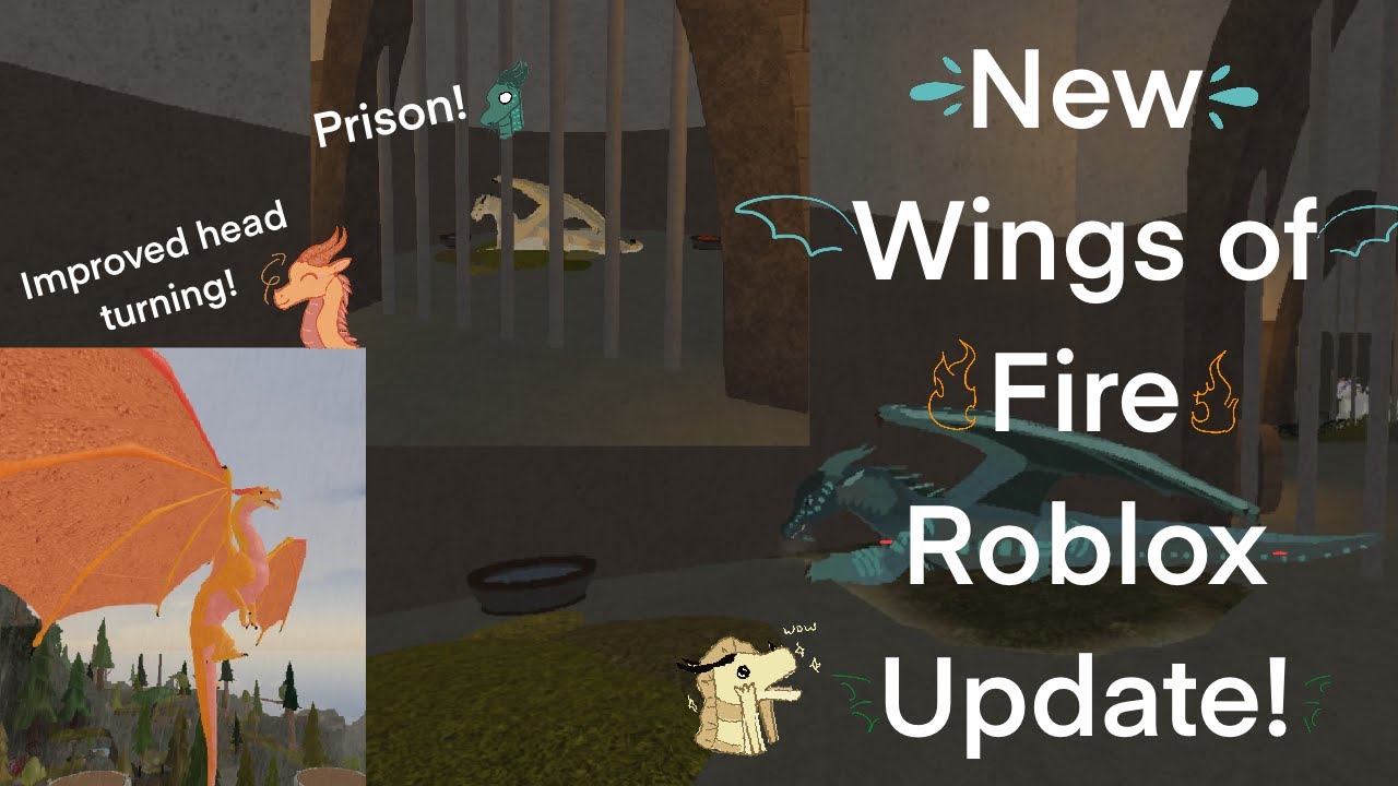 New Wof Update Map Tour News Video 1 Roblox Wings Of Fire Youtube - fire proof roblox