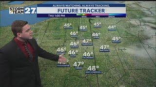 Better chances for sunshine today before rain makes a return