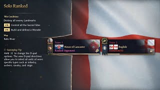 AoE4 Ranked Ladder on Controller | English vs. HoL Update