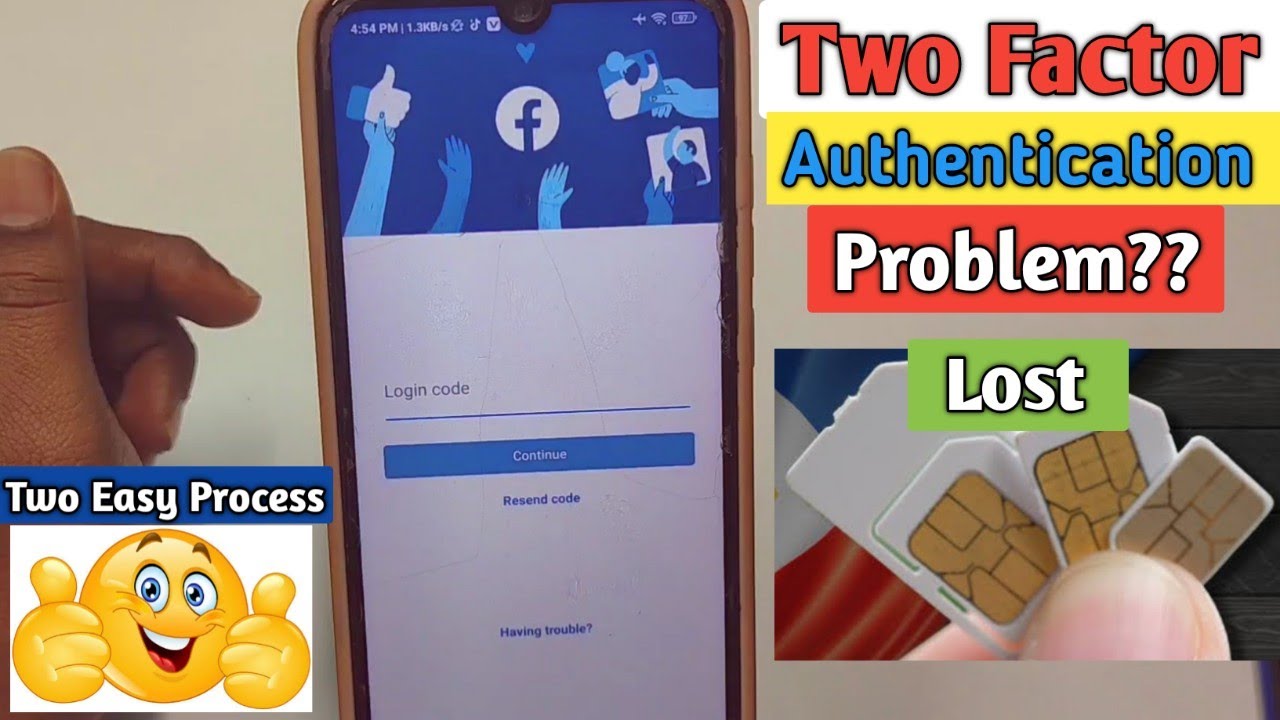 Facebook 2 Step Authentication Verification Problem 2021 