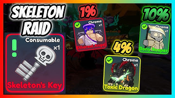 New Skeleton Raid Run AND How To Get New Reaper, Angel and Dragon Chromas | Elemental Dungeons