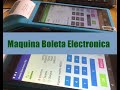 Emitir boleta electrónica en maquina de boletas o Equipo Pos de Rjc Software