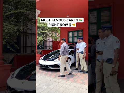Even Police Love Lamborghini !!    #supercars