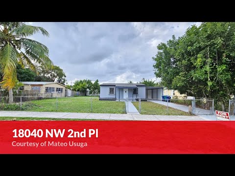 18040 NW 2nd Pl, Miami Gardens, FL home video tour