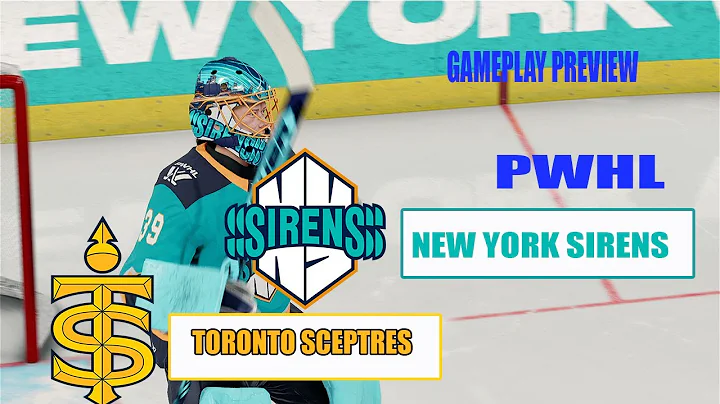 Toronto Sceptres vs New York Sirens | Gameplay Preview | PWHL Fanmade