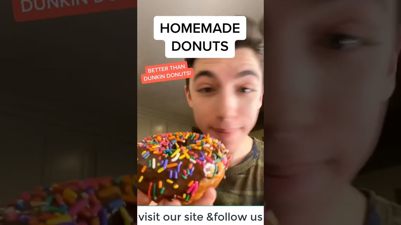 CHOCOLATE SPRINKLE DONUTS homemade chocolate glazed donuts with sprinkles shorts. YouTube