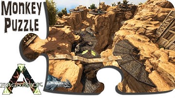 Exploring Ragnarok in Game - Ep 48 - The Start of the Desert Cliffside Village - ARK Map DLC