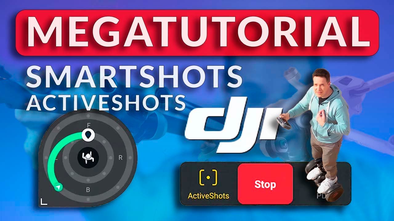 🔴DOMINA los [DJI SMARTSHOTS, ACTIVESHOTS] con (TU DRON DJI Mini 4 - Air 3)