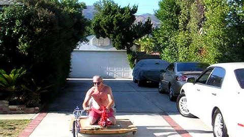 Homemade hovercraft Rob