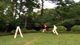 Momodzilla On Zip Line 2