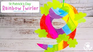 St Patrick's Day Paper Plate Twirler Craft
