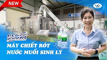 Máy Chiết Rót Nước Muối Sinh Lý Tự Động 3000 Chai Mỗi Giờ - VASGF3000 | Việt An