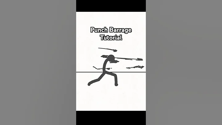 How to animate a punch barrage in flipaclip #flipaclip #shorts #stickman #tutorial #stickfigure