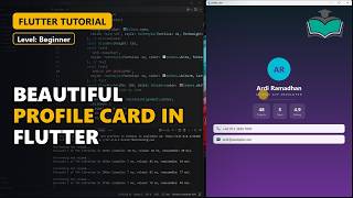 Flutter for Beginners #2: Profile Card with Container and Row