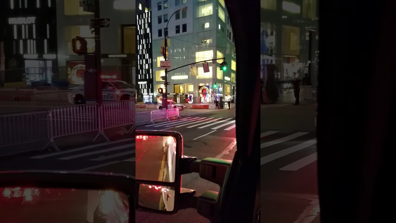 TRUMP PRESIDENTIAL MOTORCADE NEW YORK CITY 2017