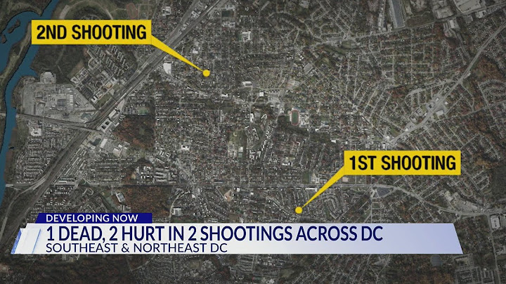 1 dead, 2 hurt in 2 separate shootings across DC