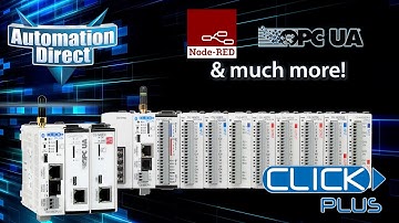 CLICK PLUS Node-RED & OPC UA Modules from AutomationDirect