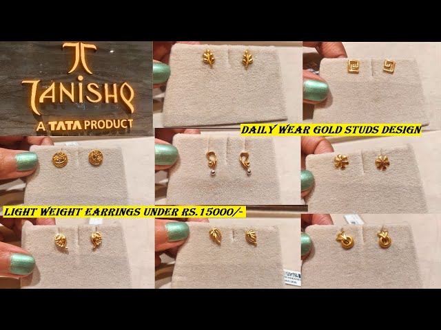 Details 141+ tanishq 14 carat gold earrings