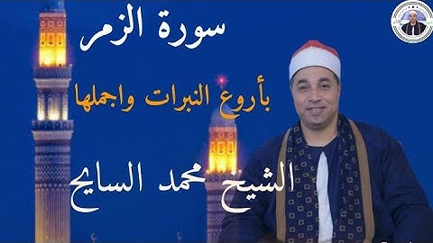 سورة الزمر للشيخ محمد السايح تلاوة مؤثرة The Noble Qur’an Surah Az-Zumar