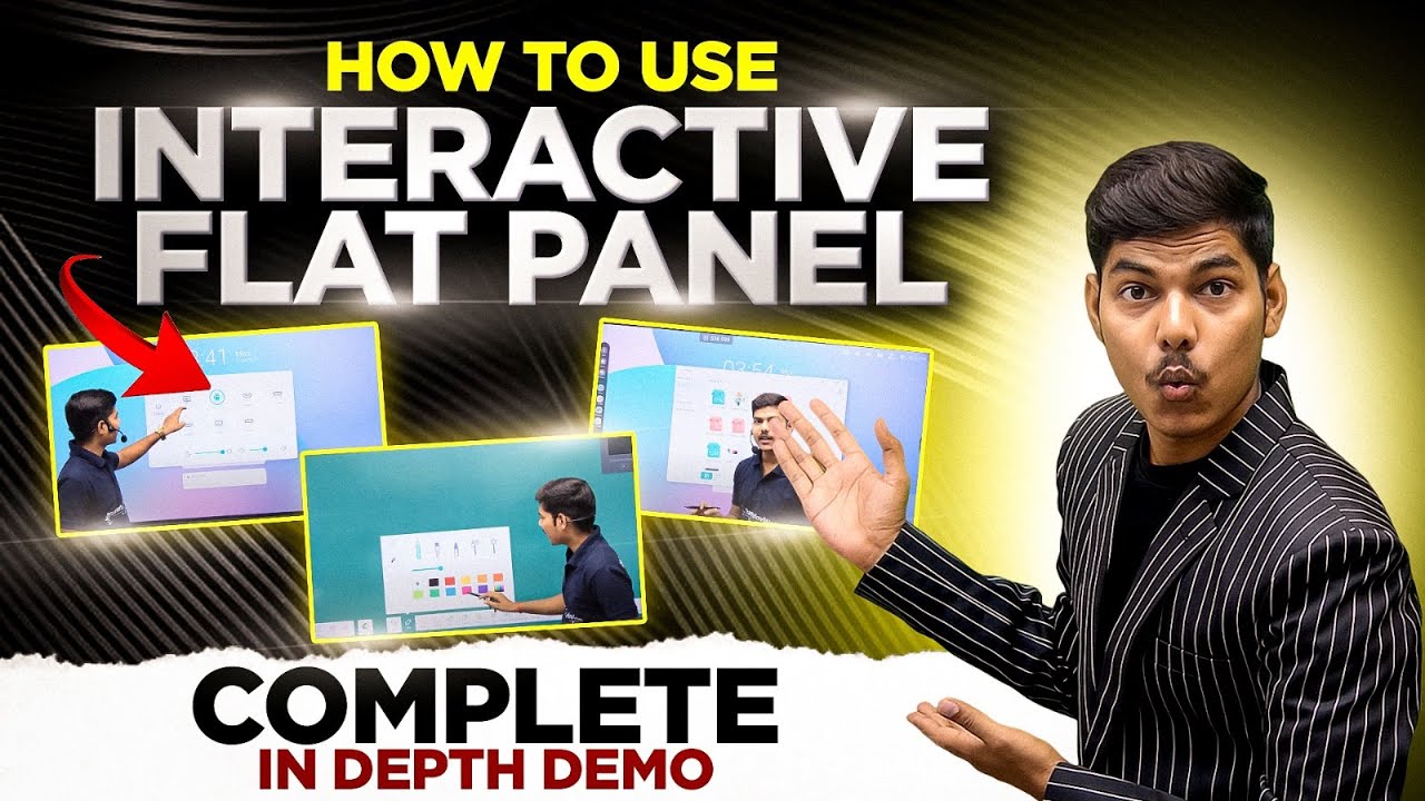 How to use Interactive Flat Panel | Use Interactive Board Step by Step ...